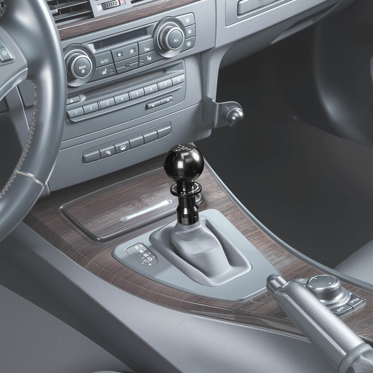 Aluminiowa gałka automatycznej skrzyni biegów do BMW E46 1999-2006, E90 E92 2006-2013