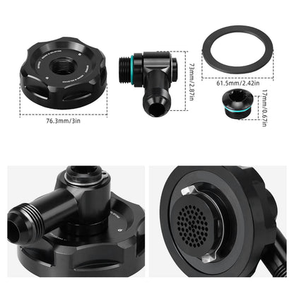 BEVINSEE Billet Oil Breather Cap For BMW M52TU M54 N52 N54 N55