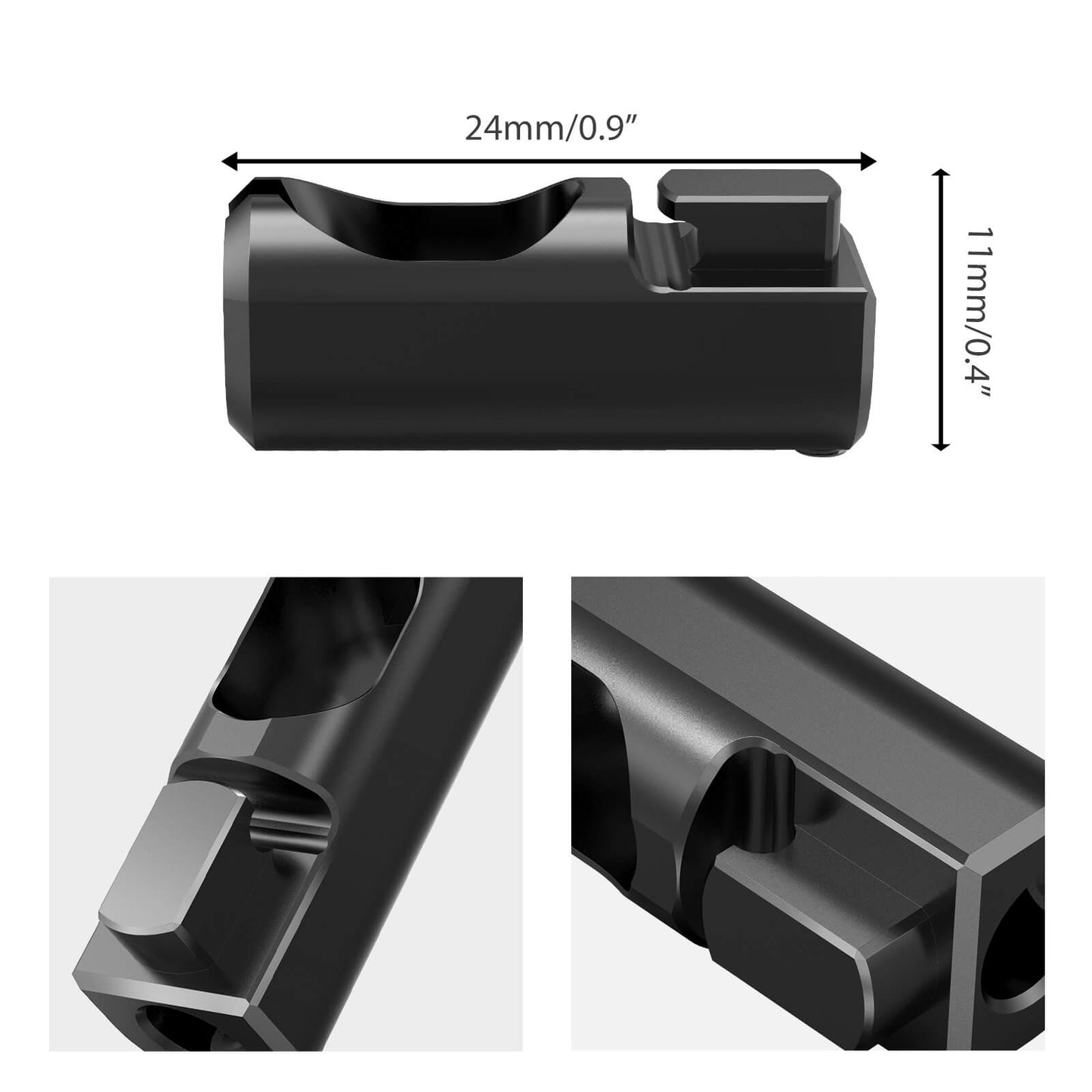 BEVINSEE Aluminum Buckle for VW Golf MK7 Bonnet Latch Cable Broken