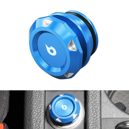 Aluminum Cigarette Lighter Plug Cover for Cars and Boats with a Standard 12-Volt Power Source