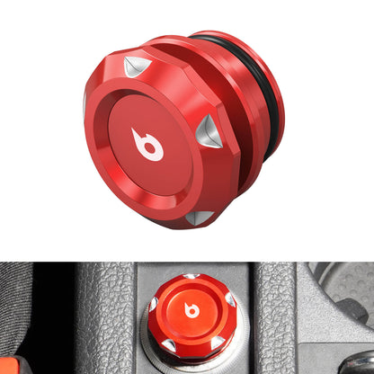 Aluminum Cigarette Lighter Plug Cover for Cars and Boats with a Standard 12-Volt Power Source