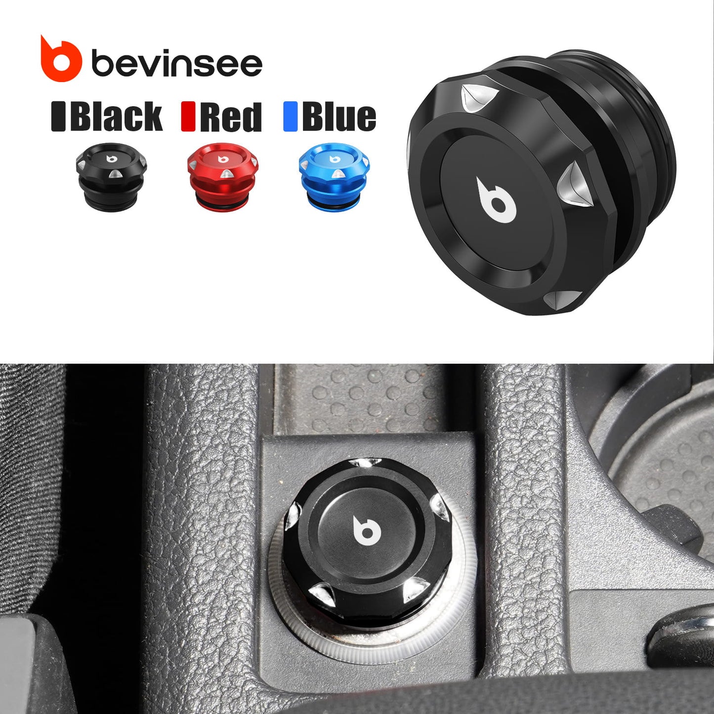 Aluminum Cigarette Lighter Plug Cover for Cars and Boats with a Standard 12-Volt Power Source