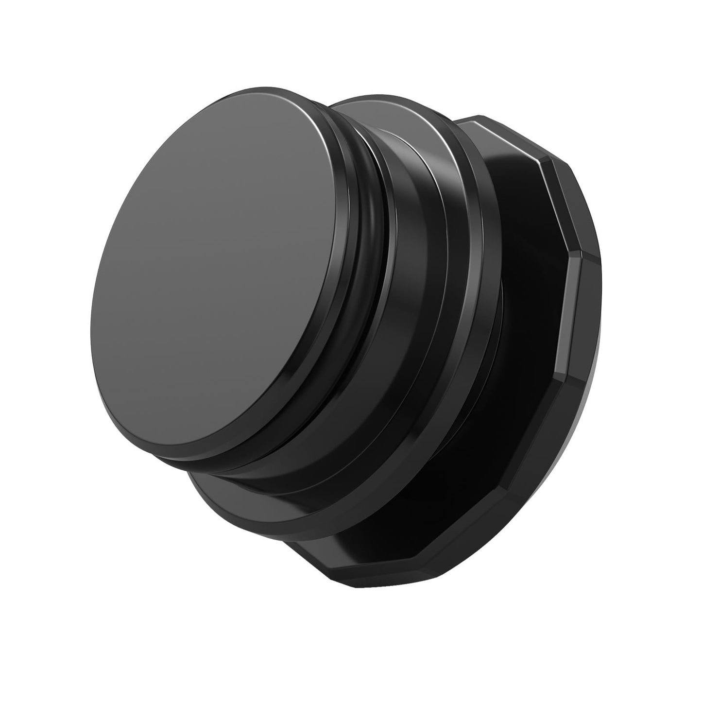 Aluminum Cigarette Lighter Plug Cover for Cars and Boats with a Standard 12-Volt Power Source
