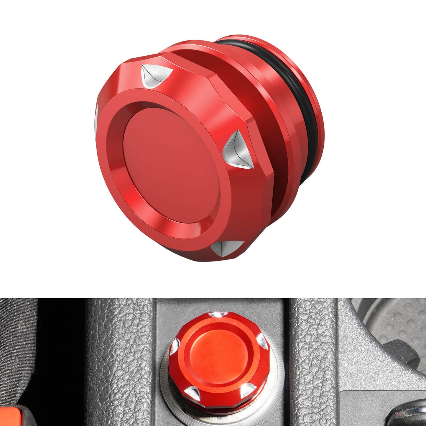 Aluminum Car Cigarette Lighter Plug Cover For Automotive Vehicles Boats with Standard 12 Volt Power Source