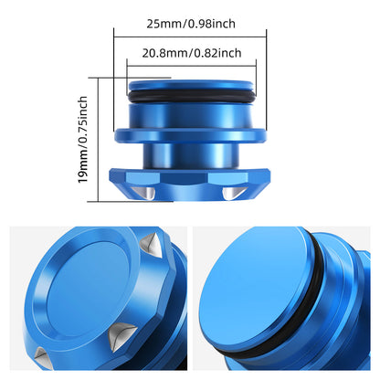 Aluminum Car Cigarette Lighter Plug Cover For Automotive Vehicles Boats with Standard 12 Volt Power Source