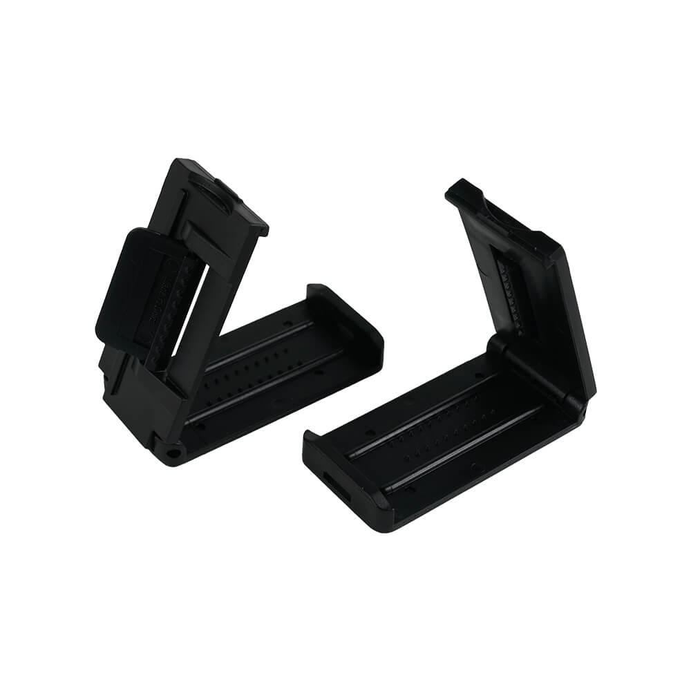 Car Seat Belt Tension Adjuster Buckle ABS Black Universal for 52mm Safety Belt