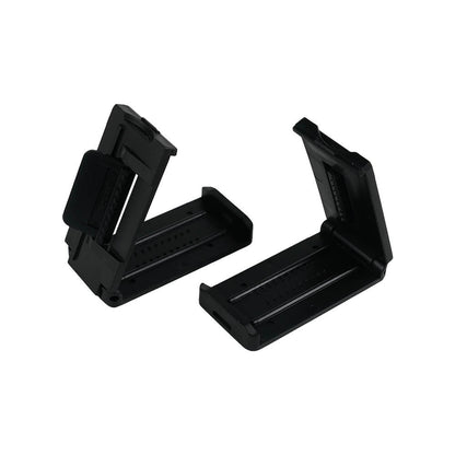 Car Seat Belt Tension Adjuster Buckle ABS Black Universal for 52mm Safety Belt