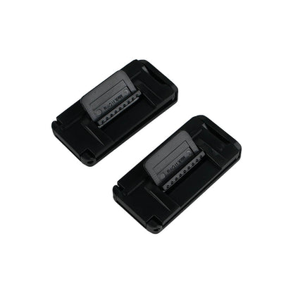 Car Seat Belt Tension Adjuster Buckle ABS Black Universal for 52mm Safety Belt