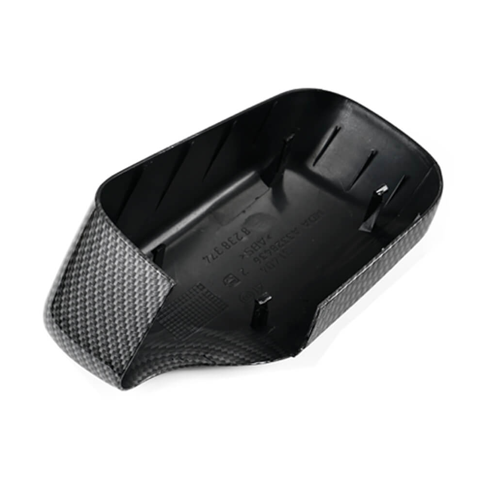 Pair Left+Right Carbon Fiber Door Mirror Cover Cap For BMW E46 1998-2005