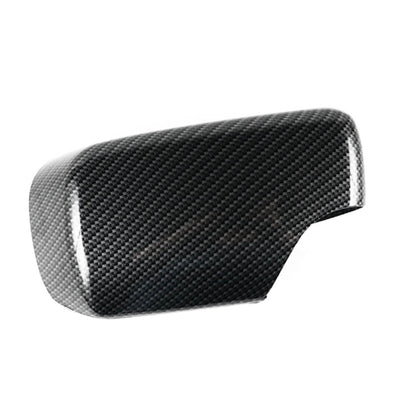 Pair Left+Right Carbon Fiber Door Mirror Cover Cap For BMW E46 1998-2005