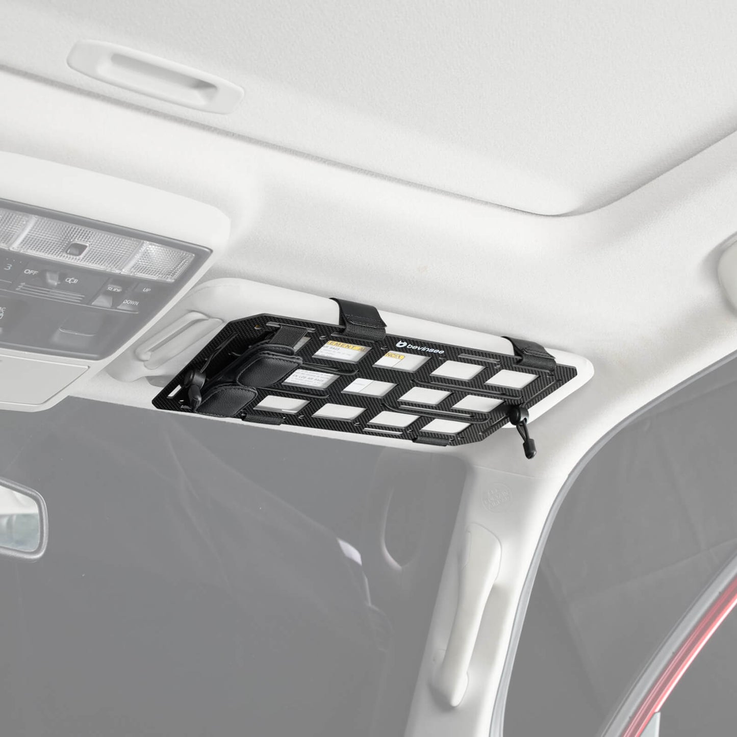 Carbon Fiber Visor Organizer For Toyota 4Runner
