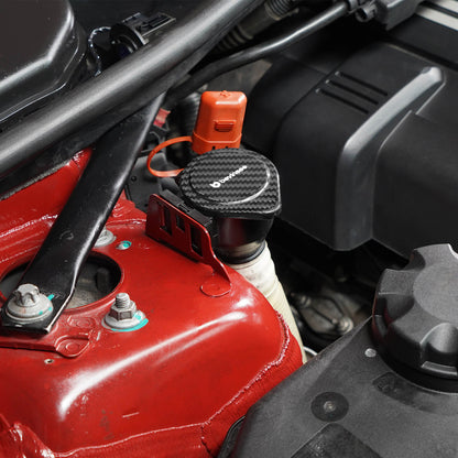 Carbon Fiber Wiper Washer Fluid Reservoir Cap For BMW E90 E91 E92 E93 X1 E84 E8X