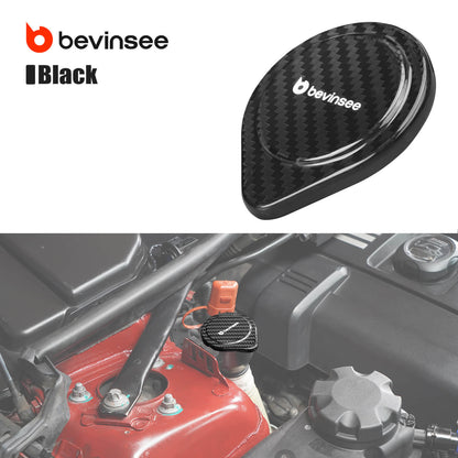 Carbon Fiber Wiper Washer Fluid Reservoir Cap For BMW E90 E91 E92 E93 X1 E84 E8X