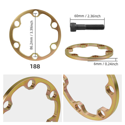 188 Version Case Differentials Axle Driveshaft Spacer For BMW E36 E46 E9X Non-M