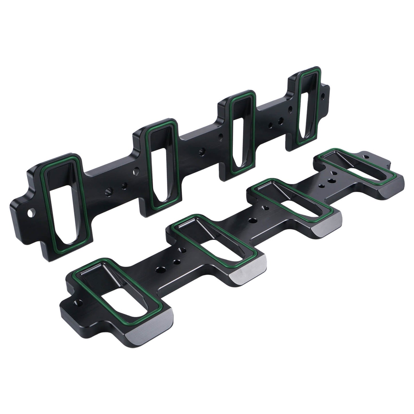 BEVINSEE Cathedral Port Cylinder Head to Rectangle Port Intake For 4.8L 5.3L LSX Engines