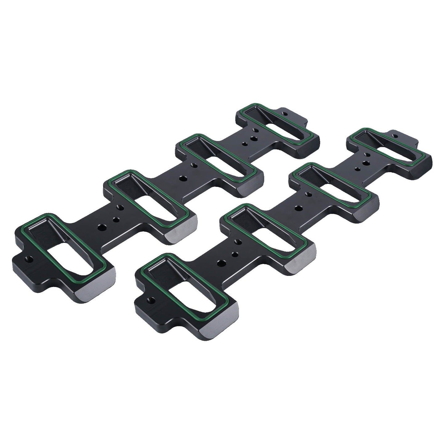 BEVINSEE Cathedral Port Cylinder Head to Rectangle Port Intake For 4.8L 5.3L LSX Engines