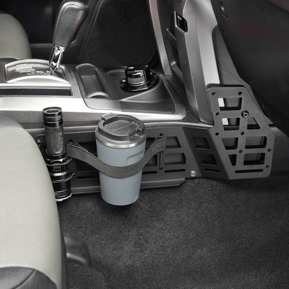 BEVINSEE Center Console Cup Holder Panels For 4Runner 2010-2024