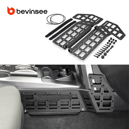 BEVINSEE Center Console Cup Holder Panels For 4Runner 2010-2024