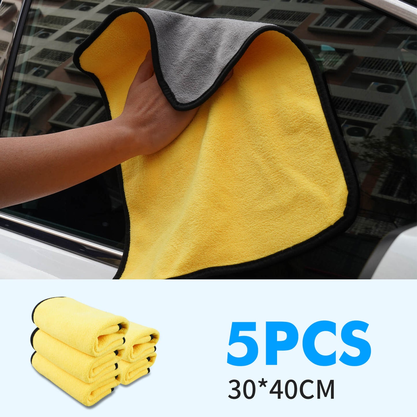 Cleaning Cloth No-Scratch Rag Car Polishing Detailing Towel