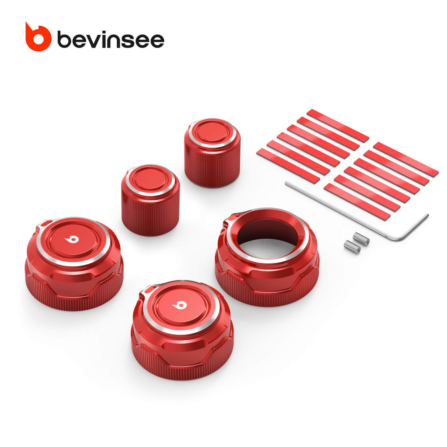 BEVINSEE Climate & Radio Receiver Knob For Toyota 4Runner 2010-2019