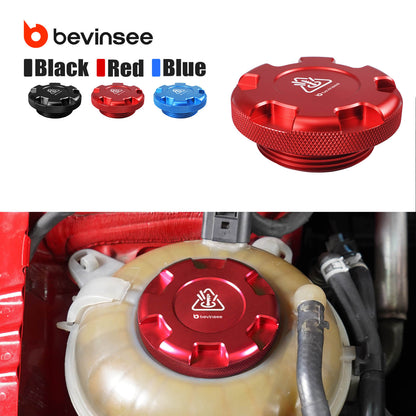 Aluminum Coolant Expansion Tank Radiator Cap For VW Golf 7 Audi S3 8V 8Y