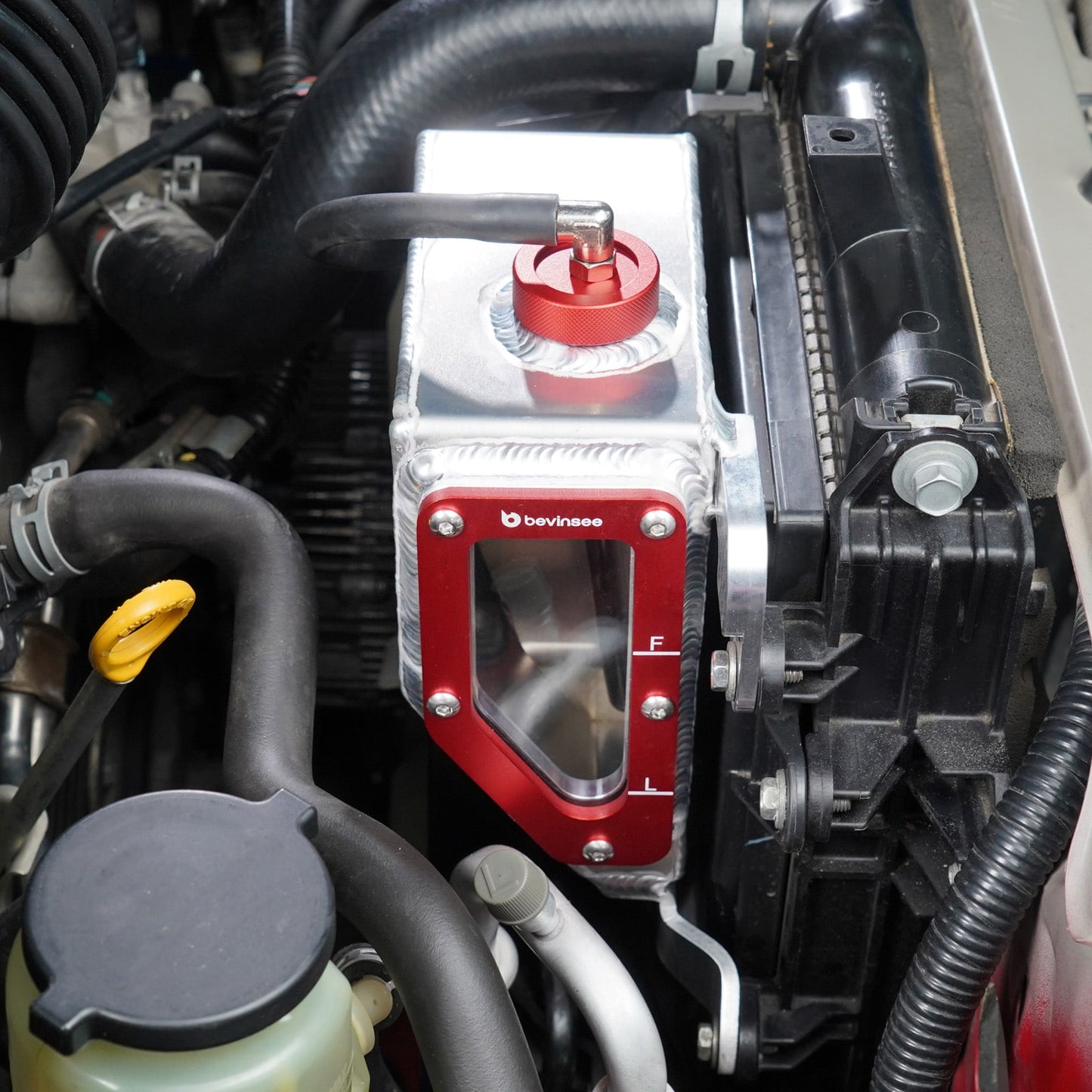 BEVINSEE Coolant Reservoir For Toyota 4Runner 2010-2024