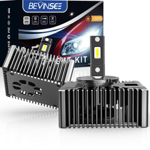 BEVINSEE D5S LED Xenon HID Headlight Bulbs 7000LM/pair 6000K White