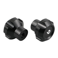 Aluminum Black Set of Dash Knob & Windshield Knob For Jeep