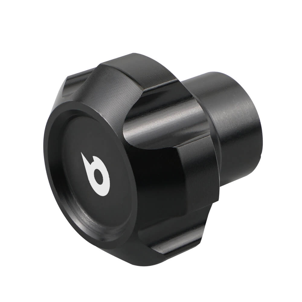 Aluminum Black Set of Dash Knob & Windshield Knob For Jeep