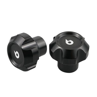 Aluminum Black Set of Dash Knob & Windshield Knob For Jeep