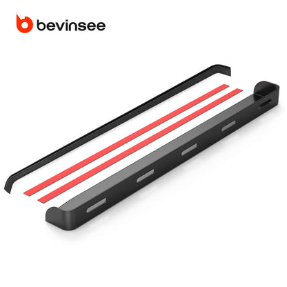 BEVINSEE Dashboard Copilot Armrest Storage Box For 5th gen 4Runner