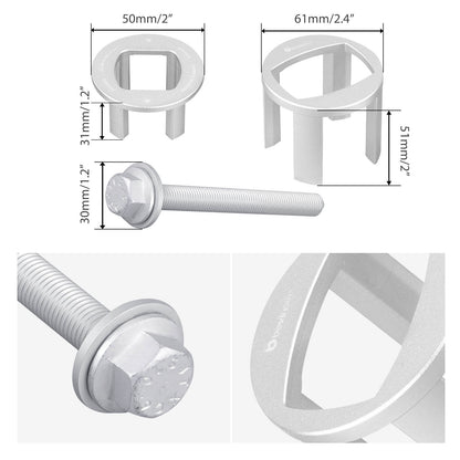 Aluminum Differential Mount Inserts Kit For BMW E82 E87 E88 E90 E92 E93