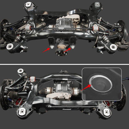 Aluminum Differential Mount Inserts Kit For BMW E82 E87 E88 E90 E92 E93