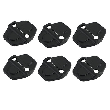 6PCS Door Lock Cover Buckle Decor Trim For Jeep Wrangler JL JT Accessories