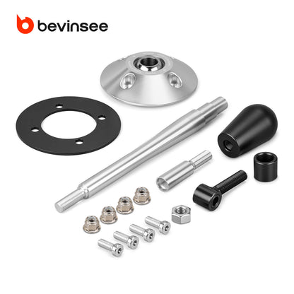 BEVINSEE Drift Solid Adjustable Short Shifter Quick Throw Shift Gear Lever Knob For BMW E36 E46 E39 Z3