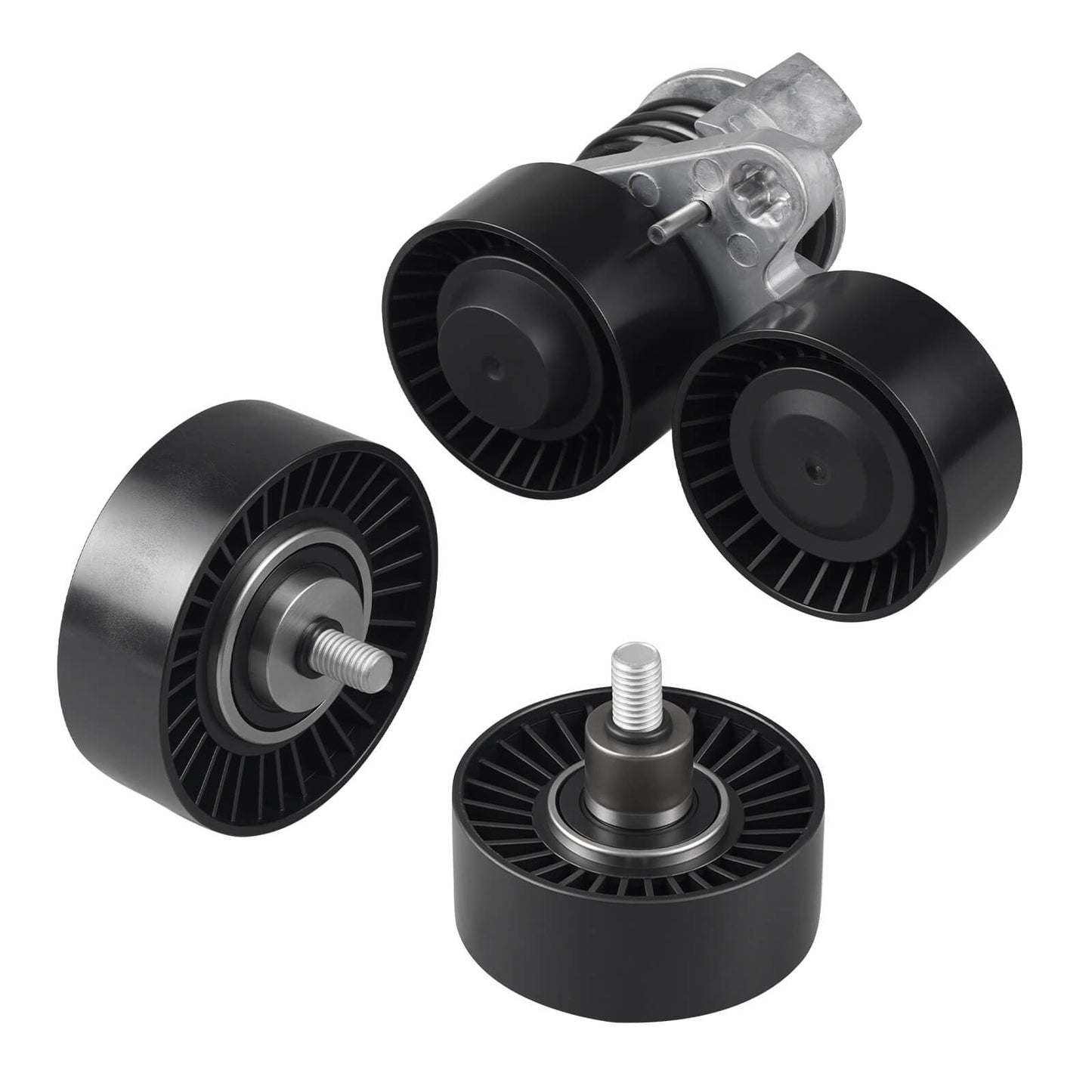 Drive Belt Pulley Tensioner Kit with Bolt For BMW 335i 135i E90 E91 E92 E93 E82 E88 X1 E84
