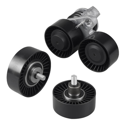 Drive Belt Pulley Tensioner Kit with Bolt For BMW 335i 135i E90 E91 E92 E93 E82 E88 X1 E84