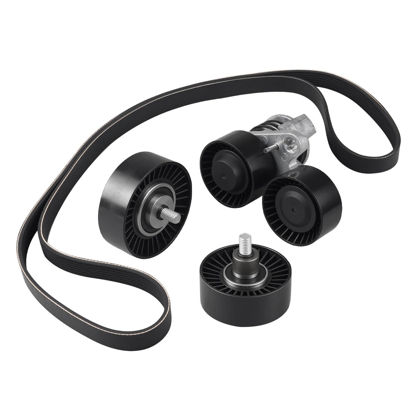 Drive Belt Pulley Tensioner Kit with Bolt For BMW 335i 135i E90 E91 E92 E93 E82 E88 X1 E84