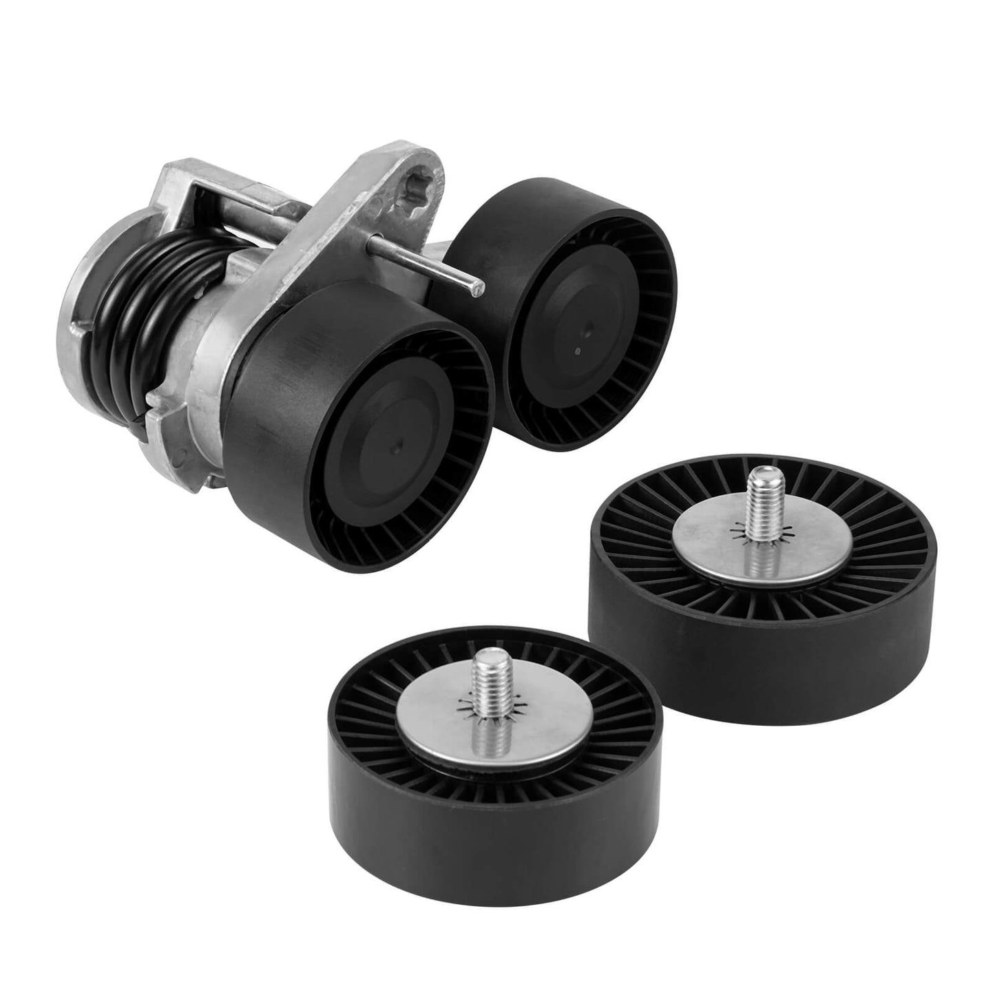 Drive Belt Pulley Tensioner Kit with Bolt For BMW 335i 135i 1M E90 E91 E92 E93 E82 E88