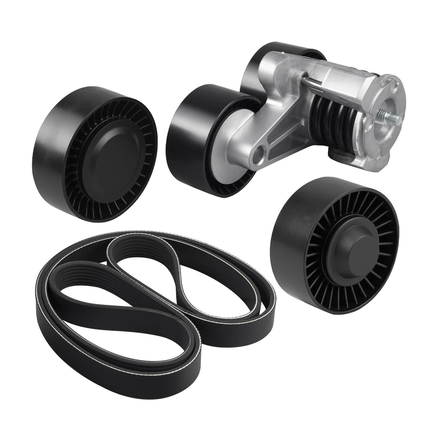 Drive Belt Pulley Tensioner Kit with Bolt For BMW 335i 135i E90 E91 E92 E93 E82 E88 X1 E84