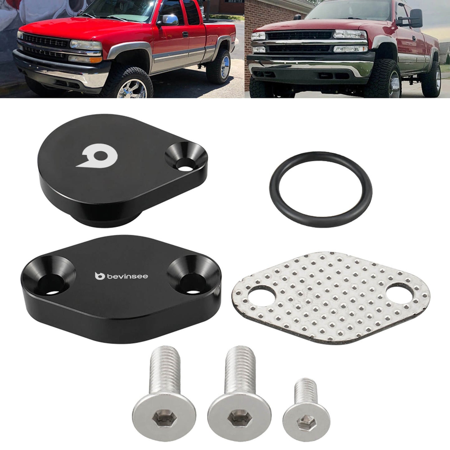 LS Truck intake plug EGR delete kit Block Off Plate for Silverado 4.8 5.3 6.0L LQ4 LSX LM7 LM4