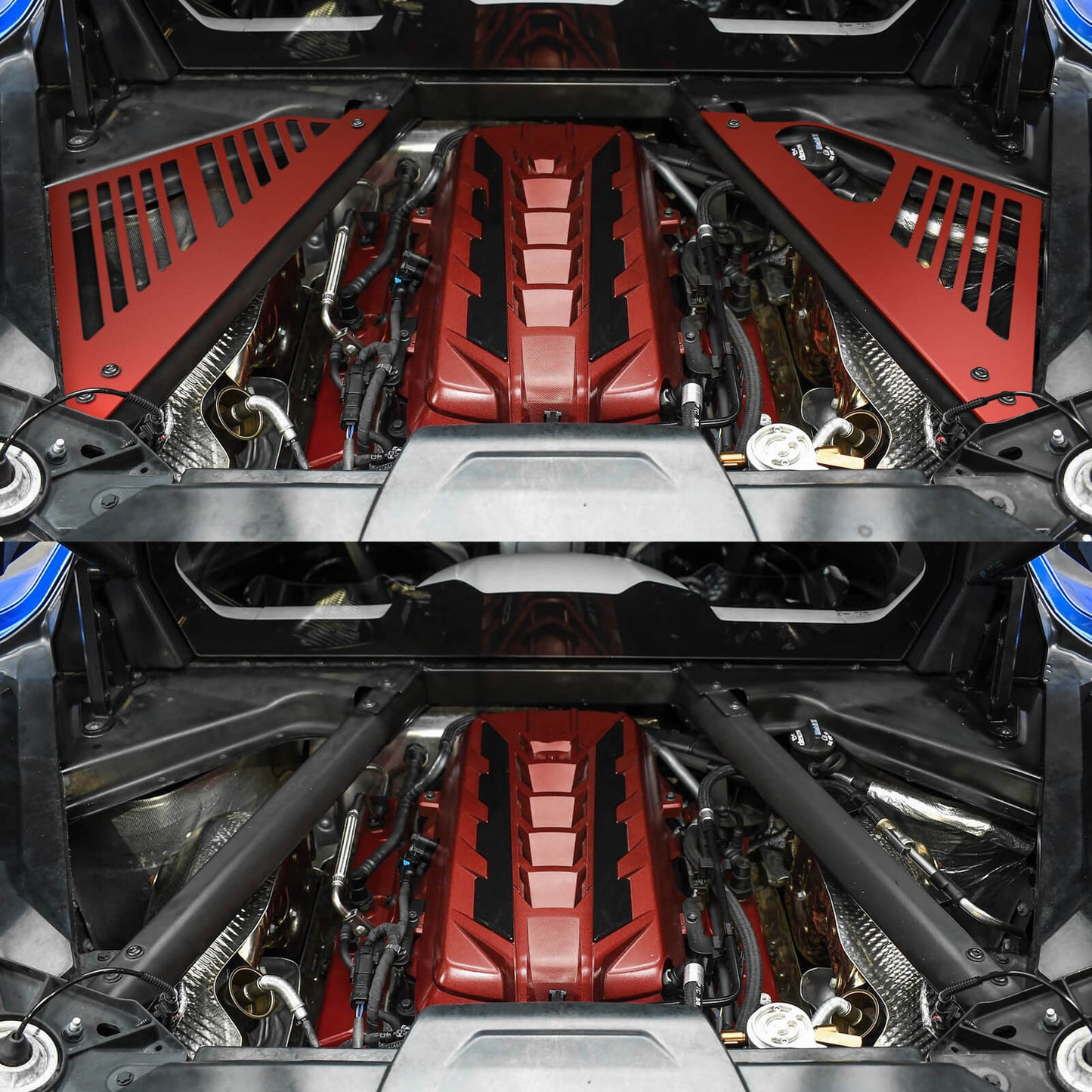 Engine Bay Compartment Covers For Chevy Corvette C8 2020-2024