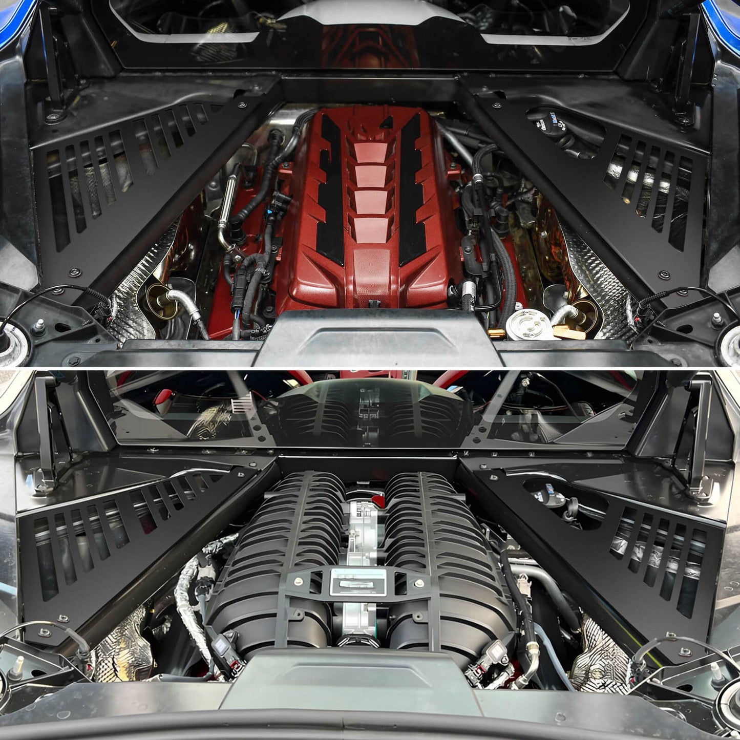 Engine Bay Compartment Covers For Chevy Corvette C8 2020-2024