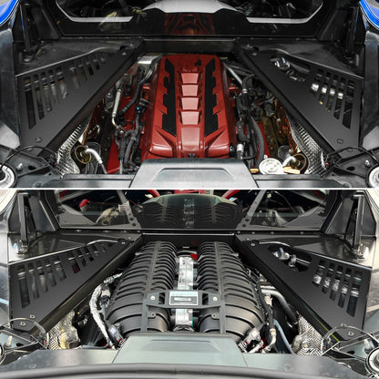 Engine Bay Compartment Covers For Chevy Corvette C8 2020-2024