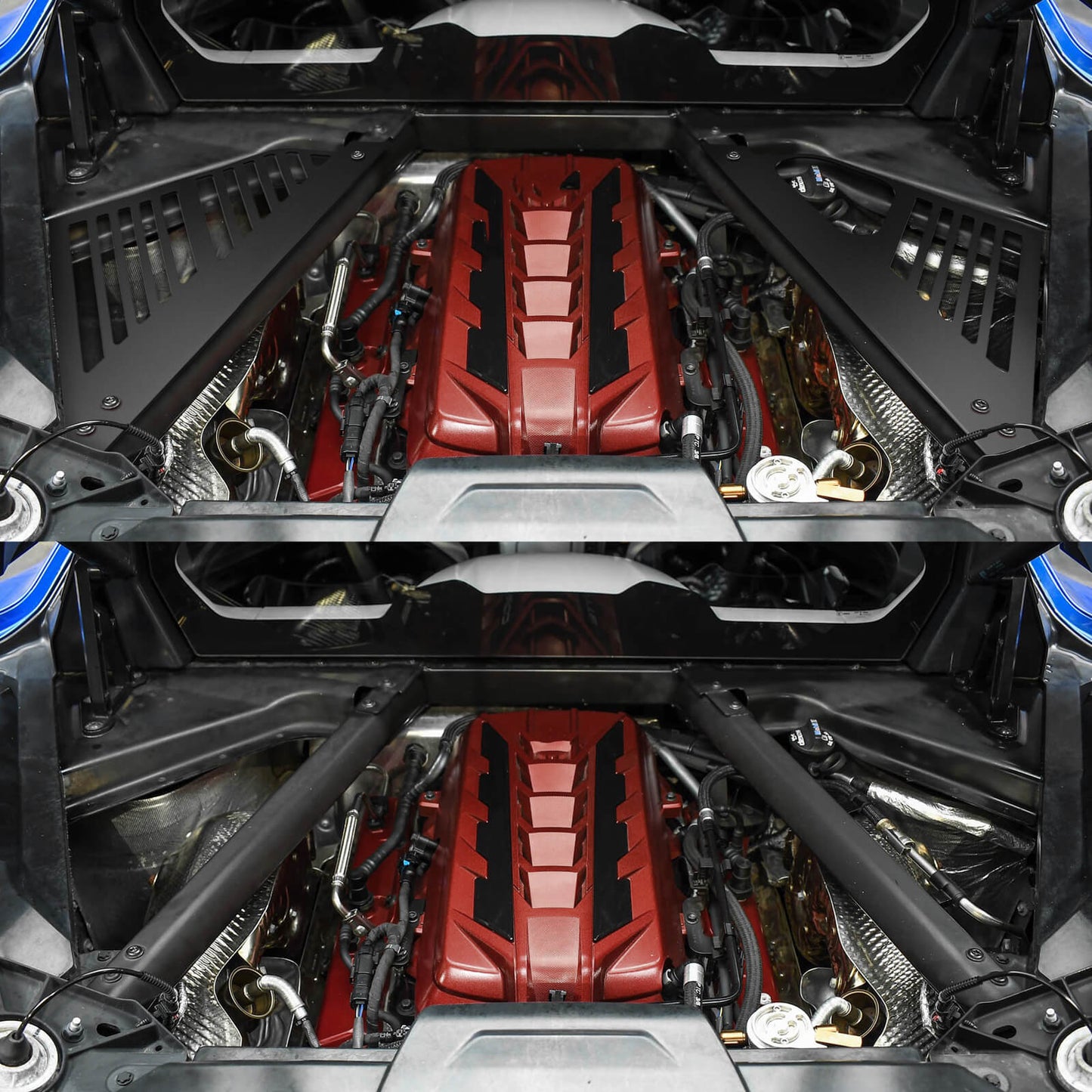 Engine Bay Compartment Covers For Chevy Corvette C8 2020-2024