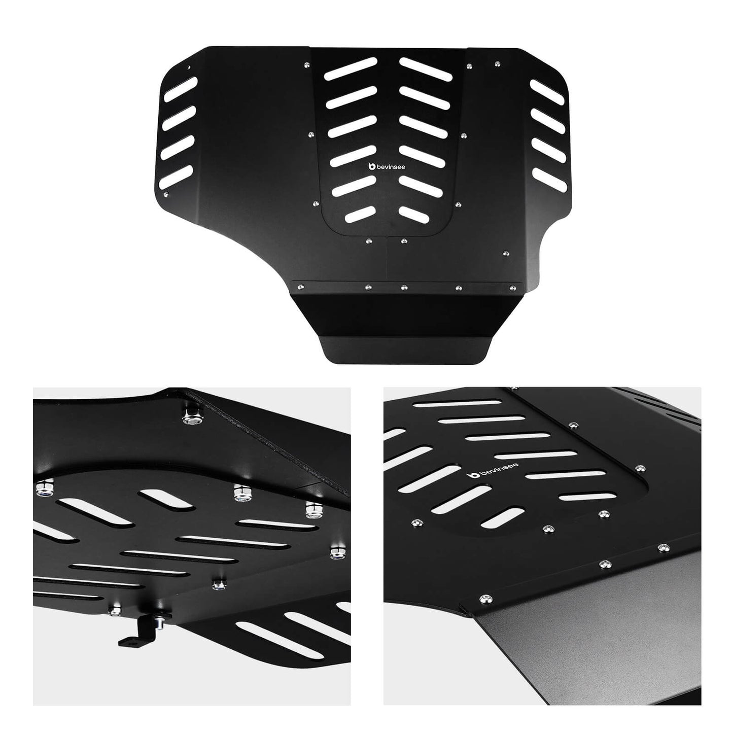 BEVINSEE Aluminium Engine Cover For Toyota 4Runner 2010-2024