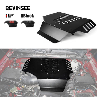 BEVINSEE Aluminium Engine Cover For Toyota 4Runner 2010-2024