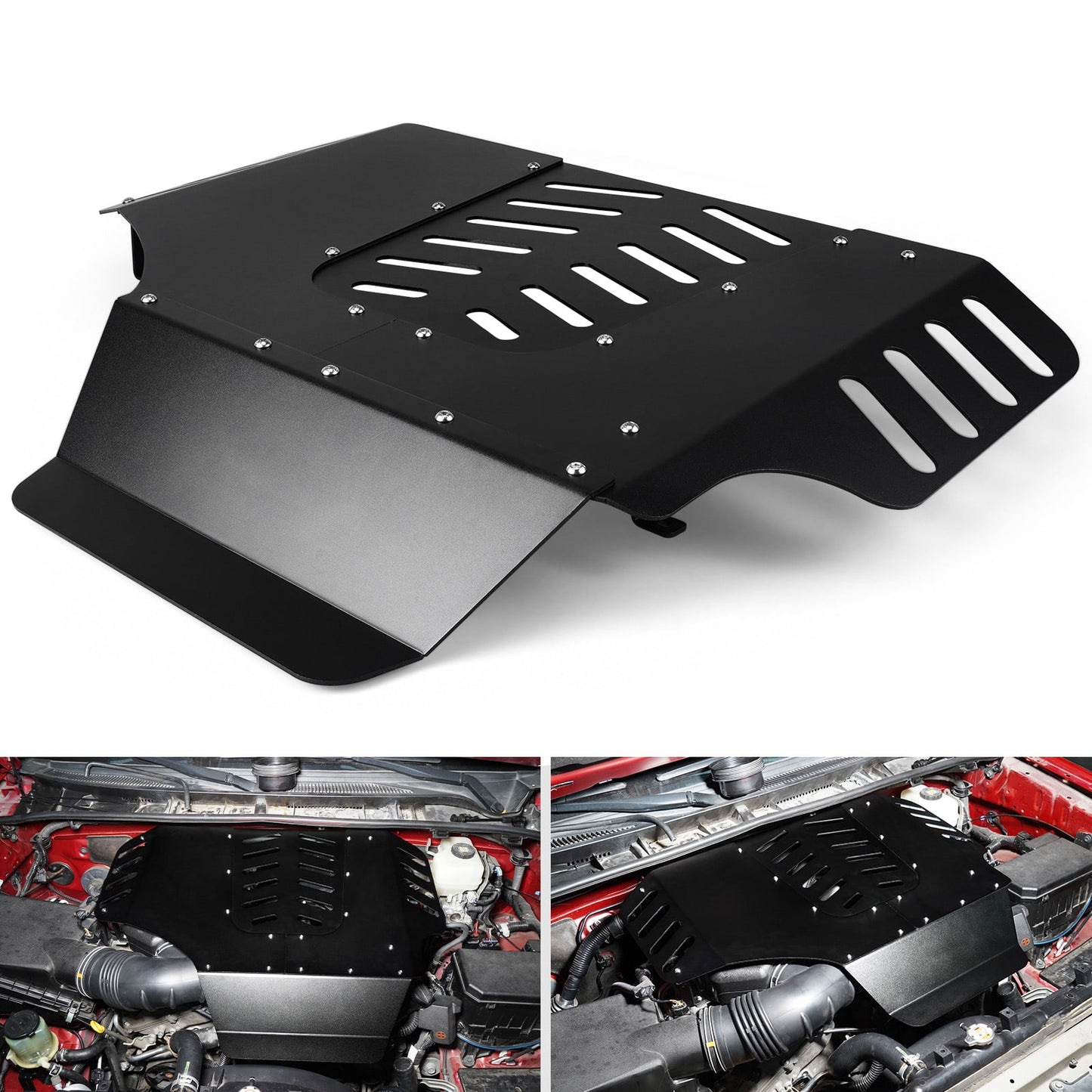 BEVINSEE Aluminium Engine Cover For Toyota 4Runner 2010-2024