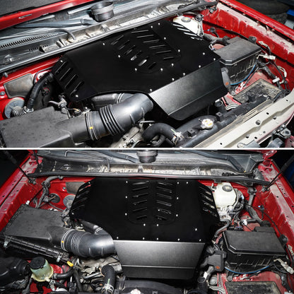 BEVINSEE Aluminium Engine Cover For Toyota 4Runner 2010-2024