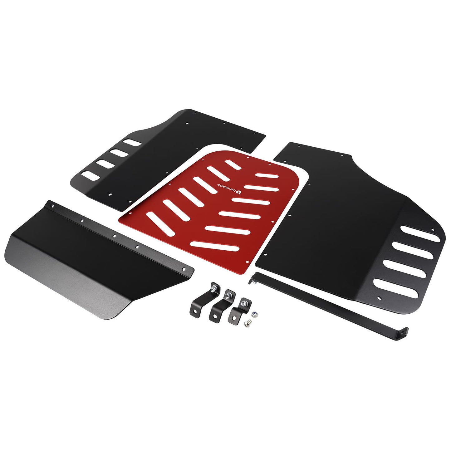 BEVINSEE Aluminium Engine Cover For Toyota 4Runner 2010-2024